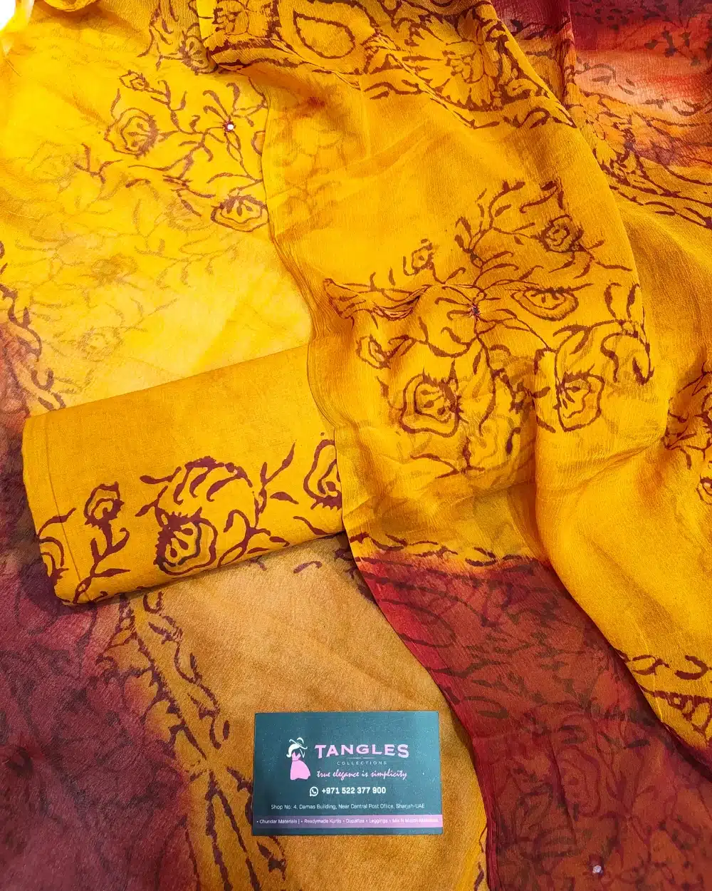 Net Kota unstitched Salwar Suit - Image 4
