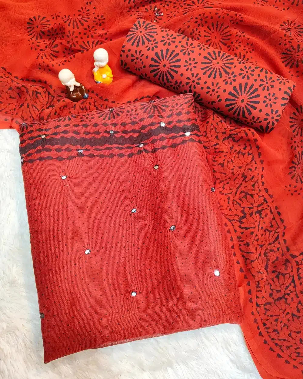 Net Kota Unstitched Salwar Suit - Image 3